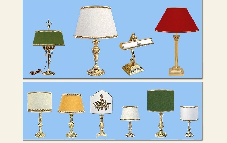 lampade classiche in ottone