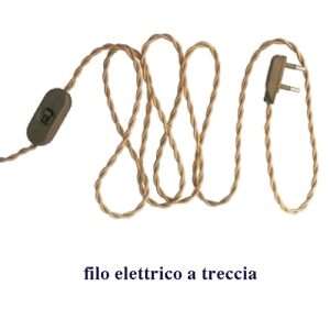 Filo elettrico a treccia