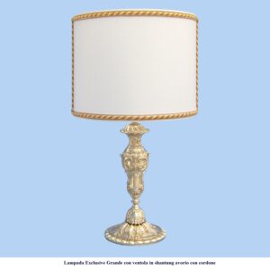 Lampada classica in ottone Exclusive Grande con ventola