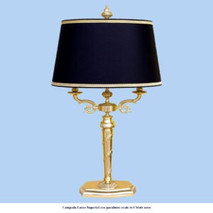 Lampada Lusso Imperial con paralume nero