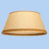 paralume anello - cappello per lampada tronco cono basso in pergamena